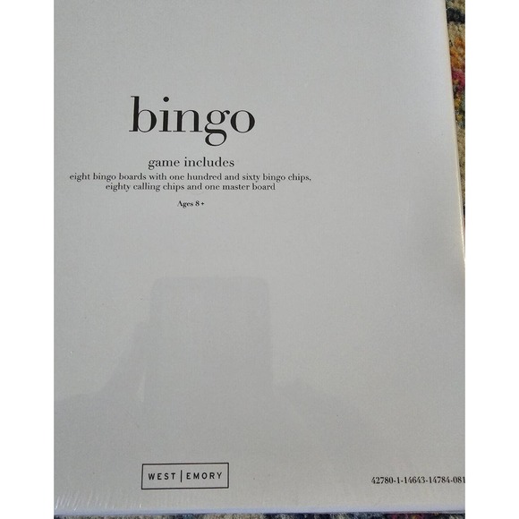 NEW West Emory Bingo Game Set - SEALED - Picture 3 of 3